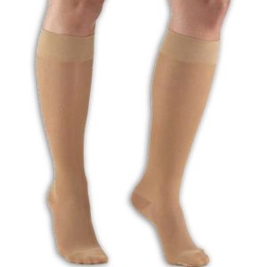Knee High Compression Support Stockings with Closed Toe