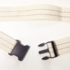Cotton Gait Belt, Navy or White with Blue Stripes and Plastic Buckle