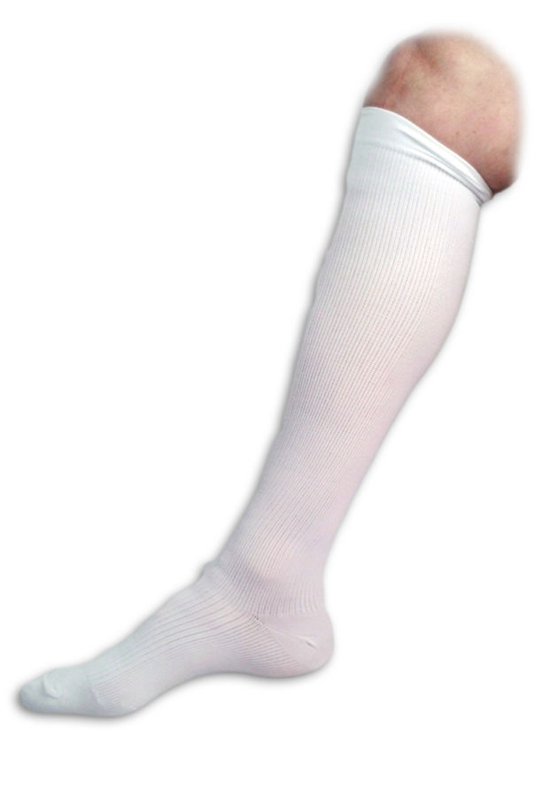 Men's Knee High Ribbed Compression Support Dress Socks