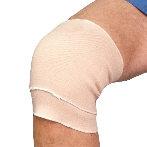 Pull On Knee Cap Support Brace with Double Fold Elastic