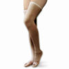 Women's Thigh High Compression Support Stockings with Open Toe