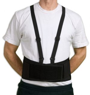 Mesh Lifting Back Brace | 7" Tall | Suspenders