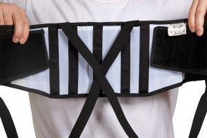 Mesh Lifting Back Brace | 7" Tall | Suspenders