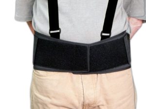 Naugahyde Back Brace | 7" Tall | Suspenders