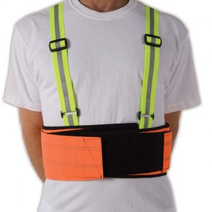 Ergonomics Lifting Belt | 7" Tall | Neon Suspenders